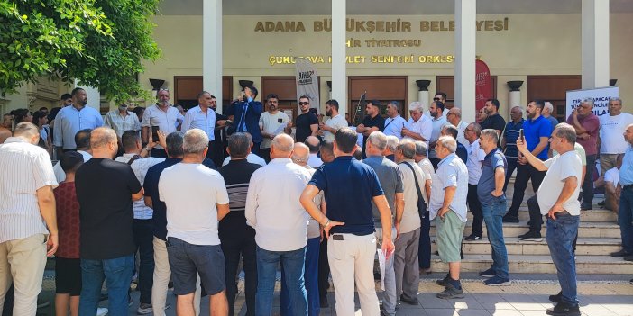 Adana'da servisçilerin 'S' plaka tepkisi
