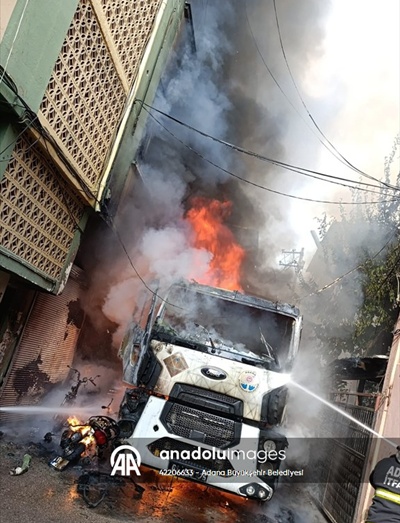 Adana'da vidanjör yangınıyla ilgili soruşturma başlatıldı