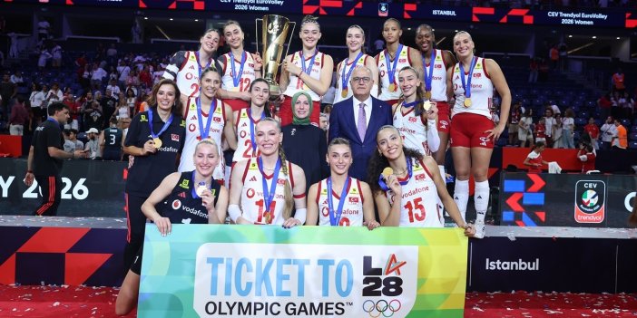 A Milli Kadın Voleybol Takımı, Los Angeles 2028 Olimpiyat Oyunları biletini aldı