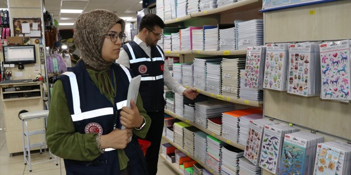 Adana ve Mersin'de kırtasiye ve okul ürünleri satan işletmeler denetlendi