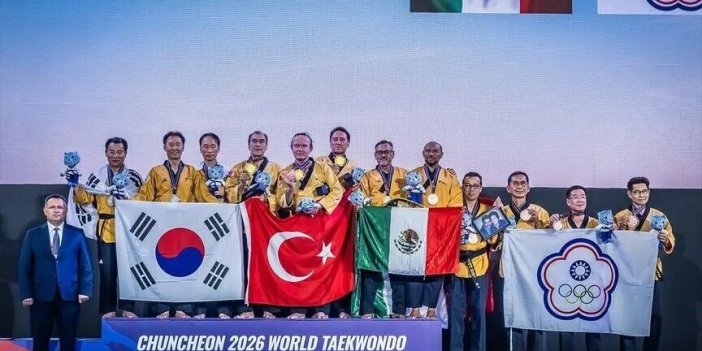 Dünya Tekvando Poomsae Şampiyonası'nda "altın" kapanış
