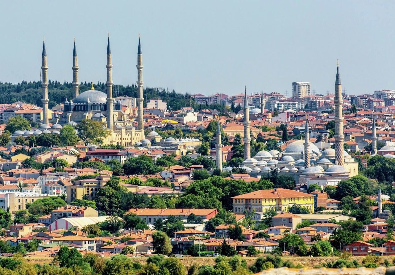 Edirne'nin en çok ziyaret edilen-bilinen 3 camisi bir arada.