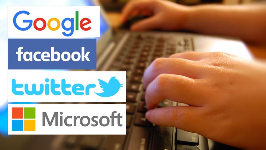 Google, Facebook, Twitter ve Microsoft teröre karşı birleşti