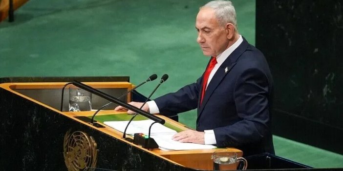 BM üyesi çok sayıda ülke, Genel Kurul salonunu terk ederek Gazze soykırımının faili Netanyahu'yu protesto etti