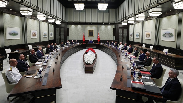 MGK Bildirisi: Terörsüz Türkiye ve Terörsüz Bölge için atılan adımlar değerlendirildi