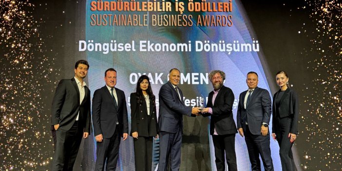 OYAK Çimento’ya “Döngüsel Ekonomi Dönüşümü” Ödülü