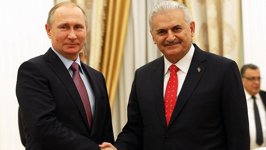 Rusya Devlet Başkanı Putin, Yıldırım'ı kabul etti