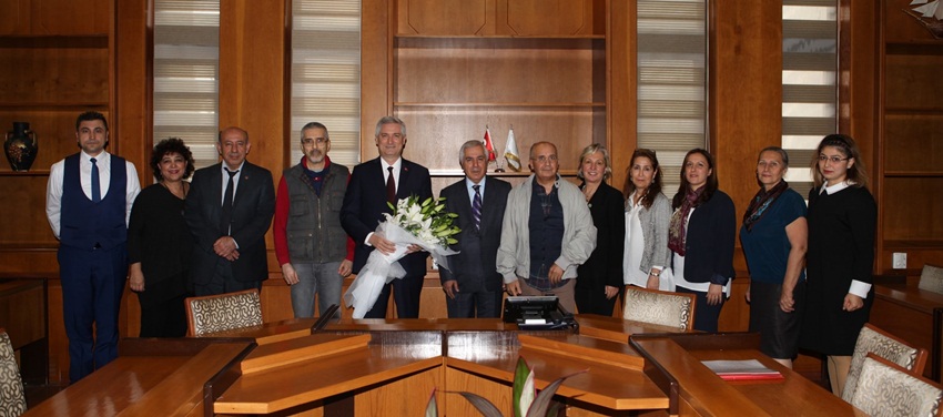 KAEK ve GOKAEK’tan Rektör Prof. Dr. Kibar’a Ziyaret…