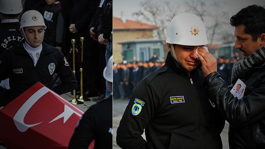 Şehit polis doğum gününde son yolculuğuna uğurlandı