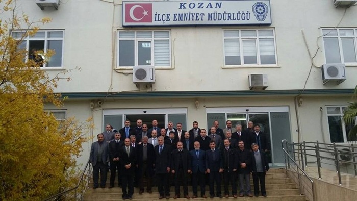 Kozan’da din görevlilerinden emniyete ziyaret
