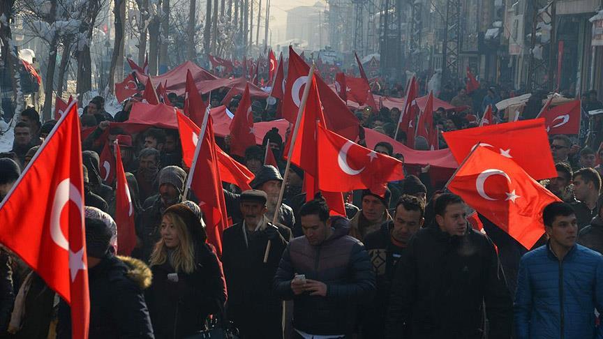 Türkiye teröre karşı tek yürek oldu