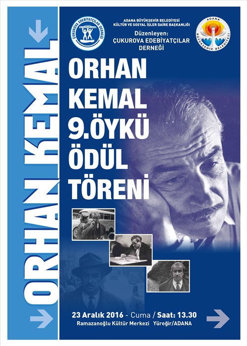 Orhan Kemal Öykü yarışması Deniz Tarsus’a