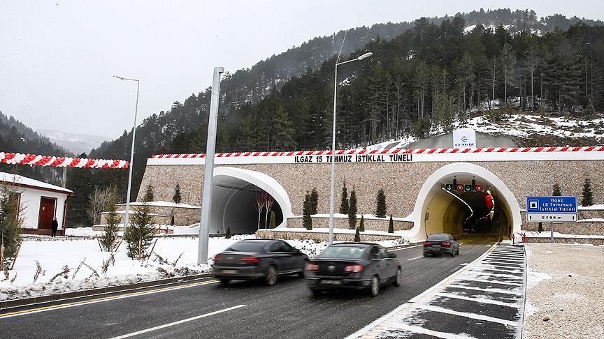 Ilgaz 15 Temmuz İstiklal Tüneli açıldı