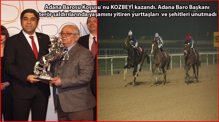 Adana Barosu Koşusu`Nu Kozbeyi Kazandı