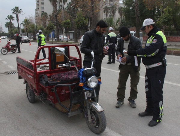 Adana'da elektrikli bisiklet denetimleri