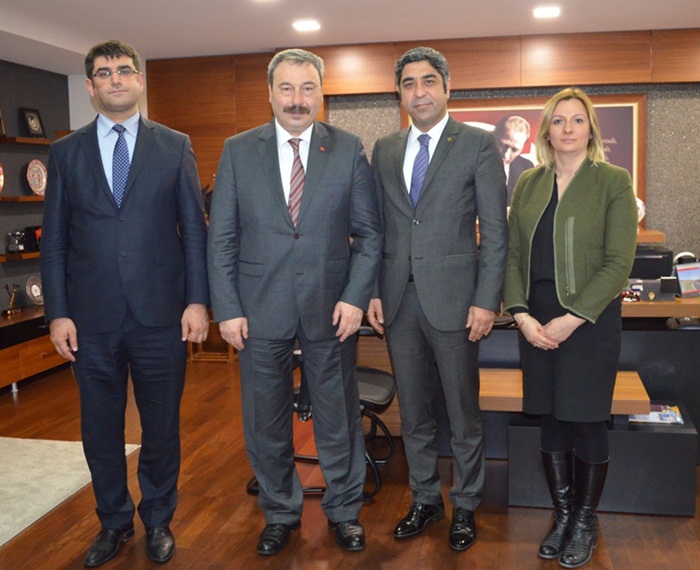 Baro Başkanı Ve Yönetim İl Emniyet Müdürü Osman Ak’a Hayırlı Olsun Ziyaretinde Bulundu.