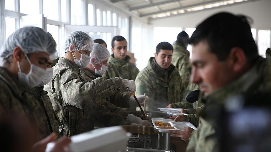 'Fırat Kalkanı'ndaki askerlerin ihtiyaçları eksiksiz karşılanıyor'