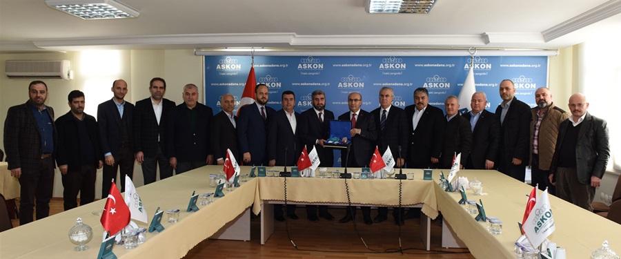 Vali Demirtaş, ASKON Başkanı Recep Çalışkan Ve Yönetim Kurulu Üyeleriyle Bir Araya Geldi 