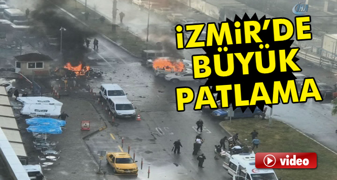 İzmir'de büyük patlama (İzmir patlama, yaralı sayısı) Olay yerinden ilk görüntüler...