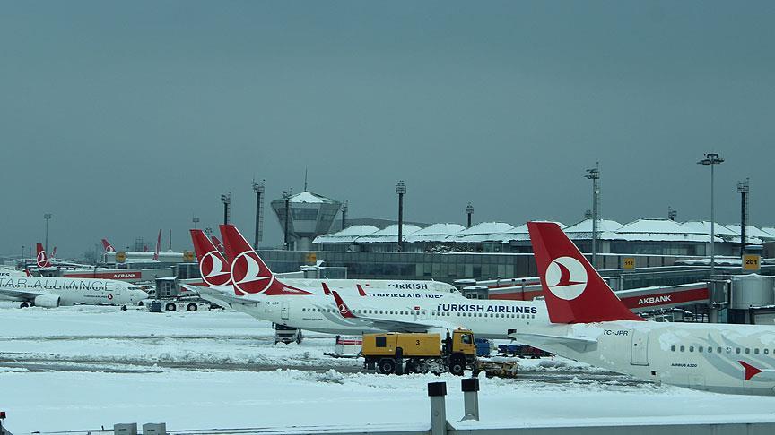 THY'den yolculara 'kar' uyarısı