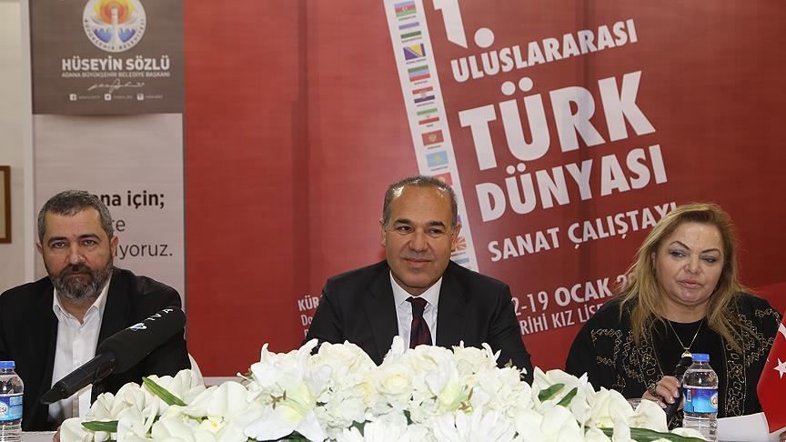 Adana'da 1. Uluslararası Türk Dünyası Sanat Çalıştayı başladı