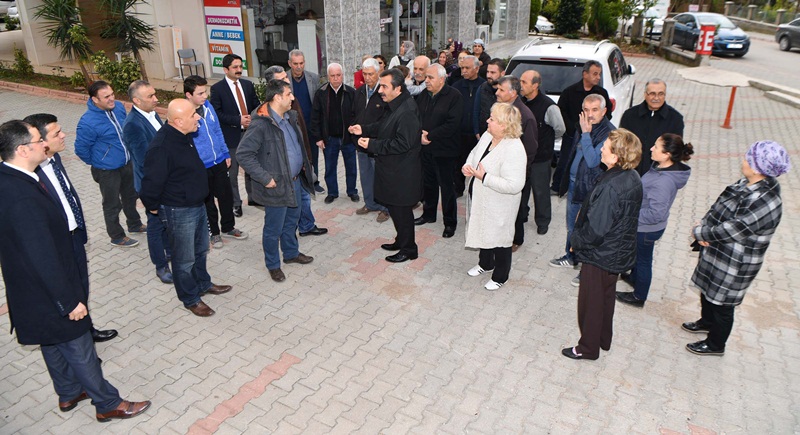 Başkan Çetin Sitenin Park Sorunu Çözüdü