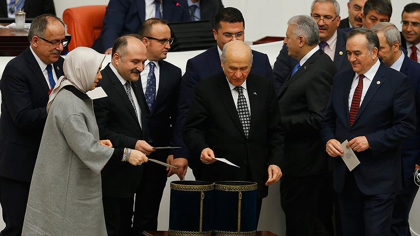 Bahçeli: Anayasa değişikliği millet huzuruna çıkabilecek bir yola girmiştir