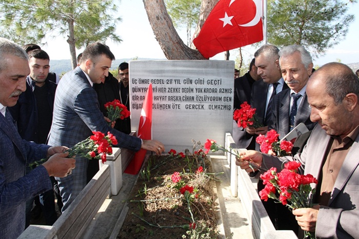 Ülkücü Şehit Yunus Uzun Mezarı Başında Anıldı