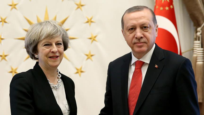 Erdoğan, May'e taziyelerini iletti