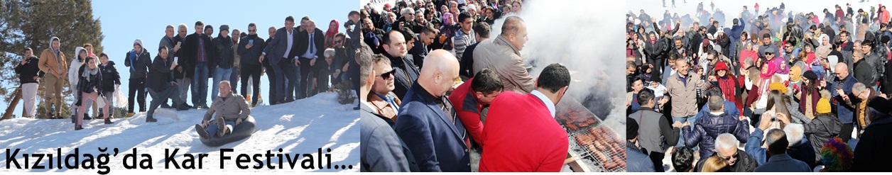 Kızıldağ’da Kar Festivali…