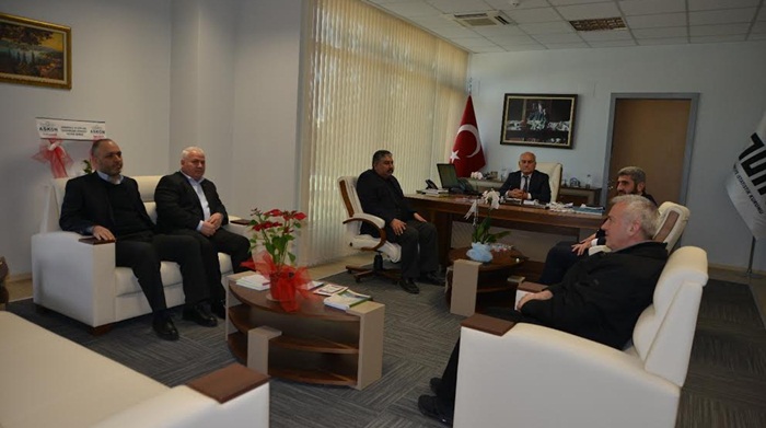 ASKON Adana Şubesin’den Tüik Bölge Müdürü Şahin’e Ziyaret