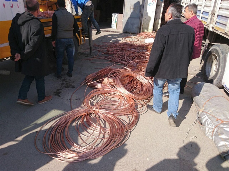 Hızlı tren hattından elektrik kablosu hırsızlığı