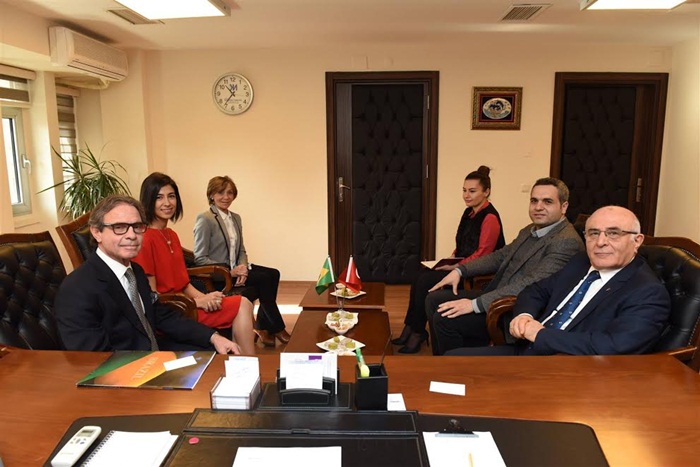 Brezilya Büyükelçisi Eduardo Riccardo Gradilone Neto, Valiliği Ziyaret Etti