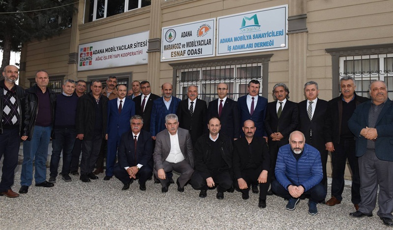 Vali Demirtaş, Mobilyacılar Sitesi Esnafını Ziyaret Etti