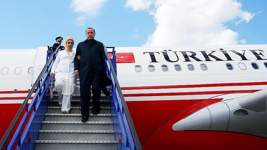 Cumhurbaşkanı Erdoğan Rusya'ya gitti