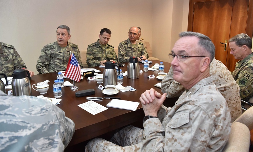 Genelkurmay Başkanı Akar, Dunford ile görüştü