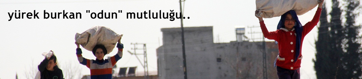 Suriyeli çocukların yürek burkan "odun" mutluluğu 