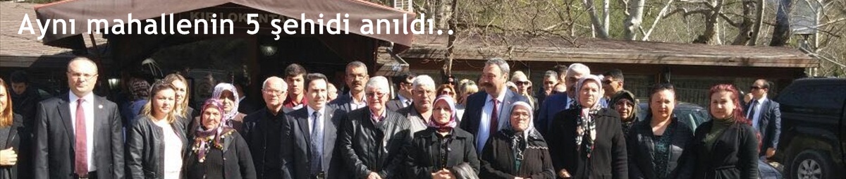 Aynı mahallenin 5 şehidi anıldı