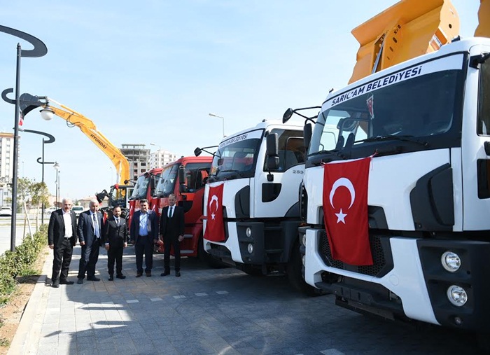 Sarıçam Belediyesi araç filosunu güçlendirmeye devam ediyor