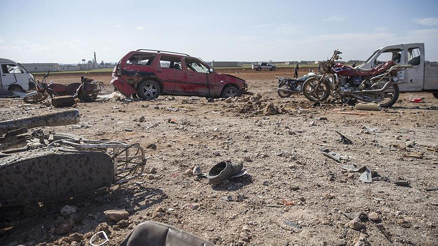 Bab'ın kuzeyindeki ÖSO karargahına bombalı araçla saldırı