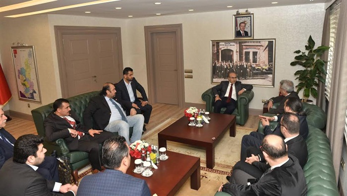 TÜMSİAD Adana Şube Başkanı Yakup Kutluca Ve Yönetim Kurulu Üyelerinden Vali Mahmut Demirtaş’a Ziyaret