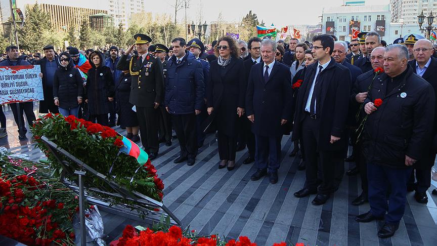 Hocalı Katliamı'nın kurbanları anılıyor