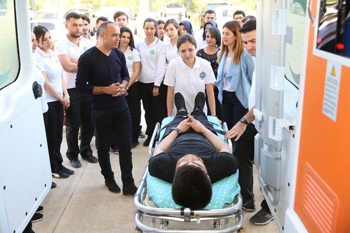 Ambulans Sürüş Teknikleri Tatbikatı Başarıyla Tamamlandı.