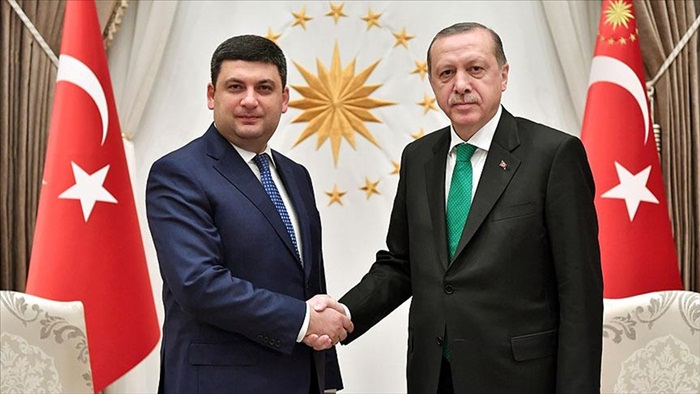 Cumhurbaşkanı Erdoğan, Ukrayna Başbakanı Groysman'ı kabul etti