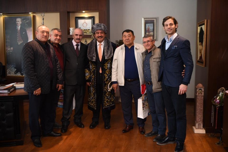 Başkan Çetin Kazakistan Heyetini Ağırladı