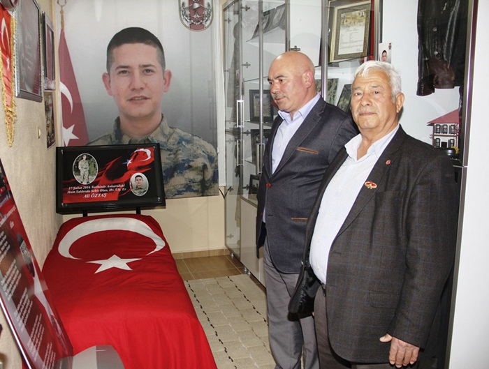 Başkan Aslan’dan Şehit Ailelerine Ziyaret