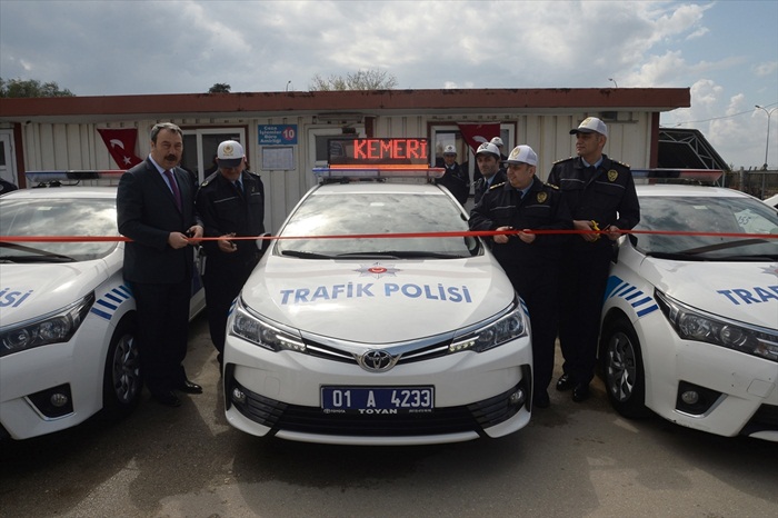 Adana'da trafik polislerine yeni araçlar verildi