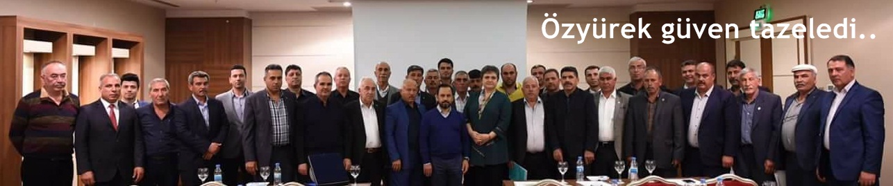 MHP Yumurtalık İlçe Başkanı Özyürek güven tazeledi