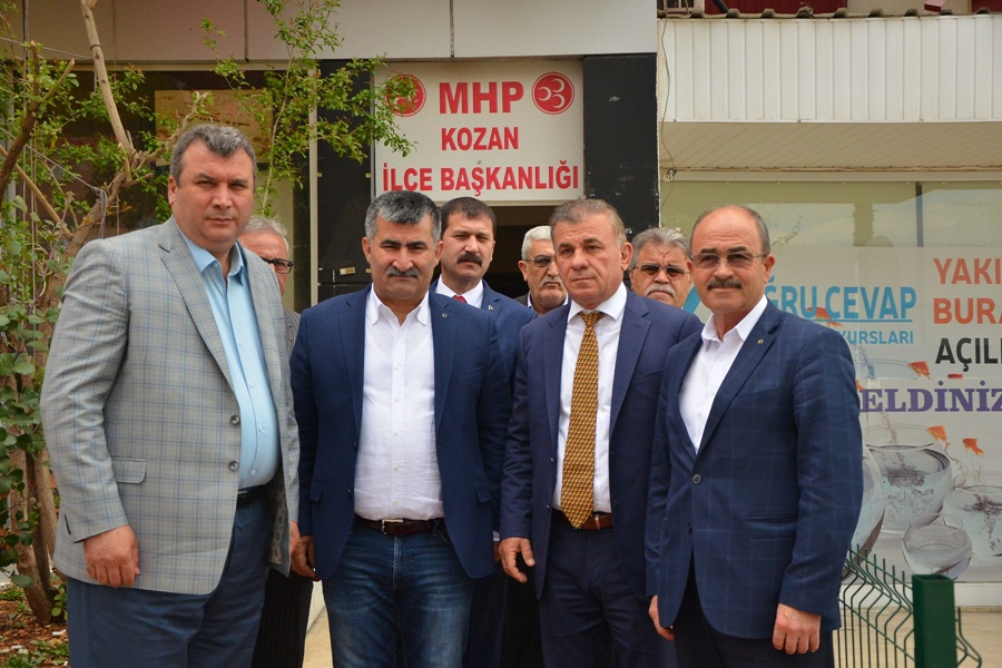 Varlı Kozan köylerinde 'evet' çağrısı yaptı..