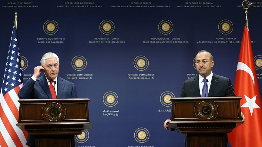 Çavuşoğlu, ABD'li mevkidaşı Tillerson ile görüştü